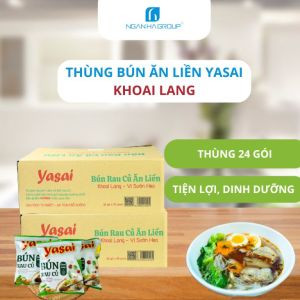 Thùng bún khoai lang ăn liền Yasai