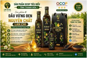 Dầu vừng đen nguyên chất Lan Chi