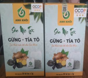 Sơn mộc trà - Gừng, Tía tô